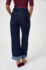 Denim blu risvolto FEDERICA BI