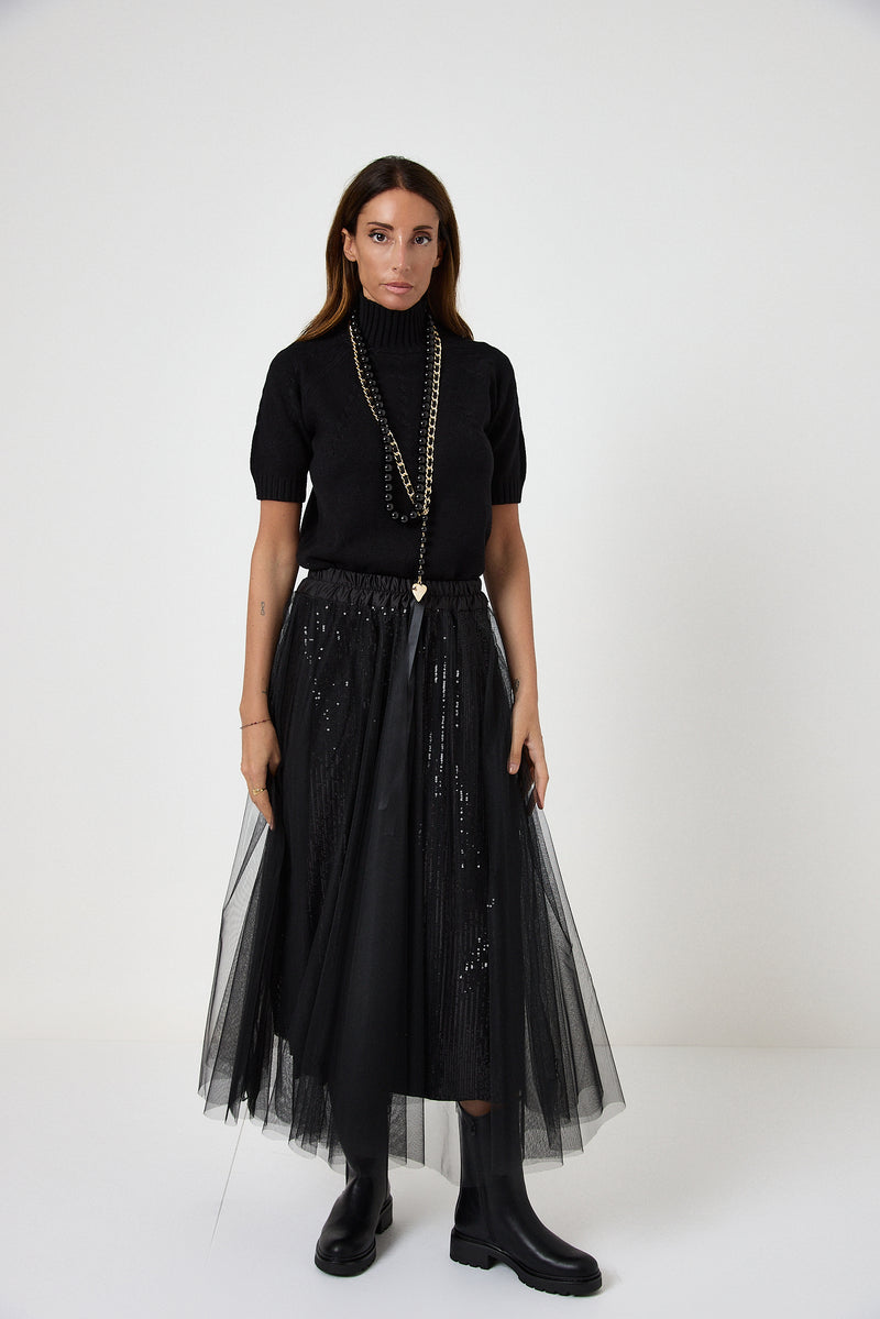 Maglia nera FEDERICA BI