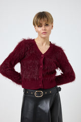 Cardigan in ciniglia FEDERICA BI ( due colori )