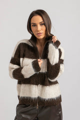 Cardigan riga moro FEDERICA BI