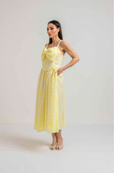 Abito FIOCCO giallo (capsule DREAM) FEDERICA BI