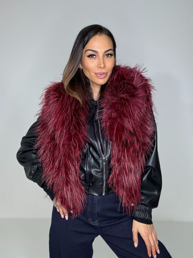 Gilet ECO bordeaux FEDERICA BI