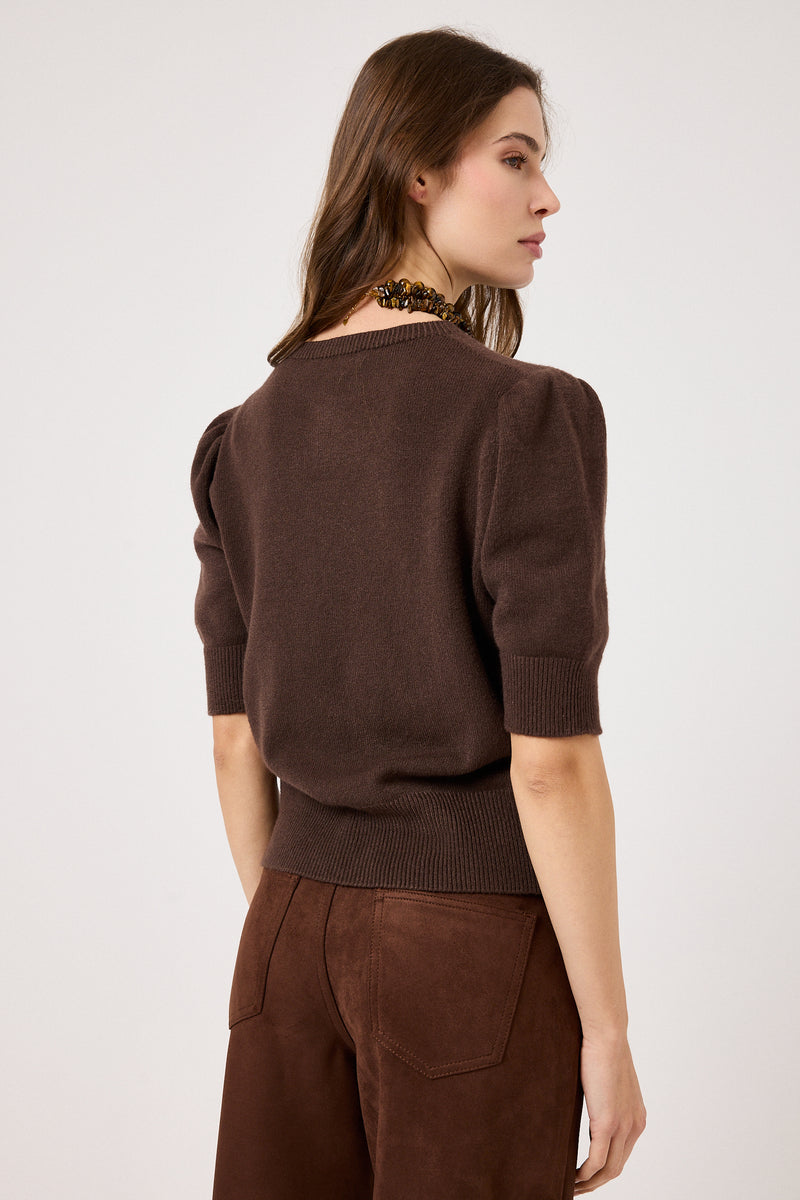 Maglia marrone FEDERICA BI