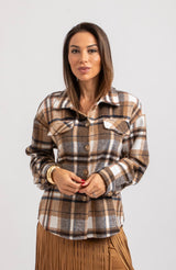 Camicia tartan felpata FEDERICA BI