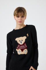 Maglione TEDDY e spilla FEDERICA BI