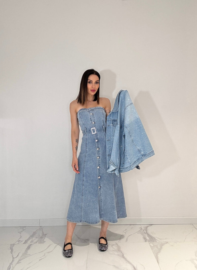 Abito in denim FEDERICA BI