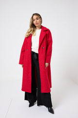 Cappotto rosso FEDERICA BI