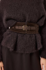 Cintura in velluto ed ecosuede FEDERICA BI