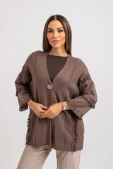 Cardigan frange FEDERICA BI