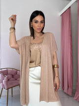Cardigan in viscosa lurex FEDERICA BI ( vari colori )