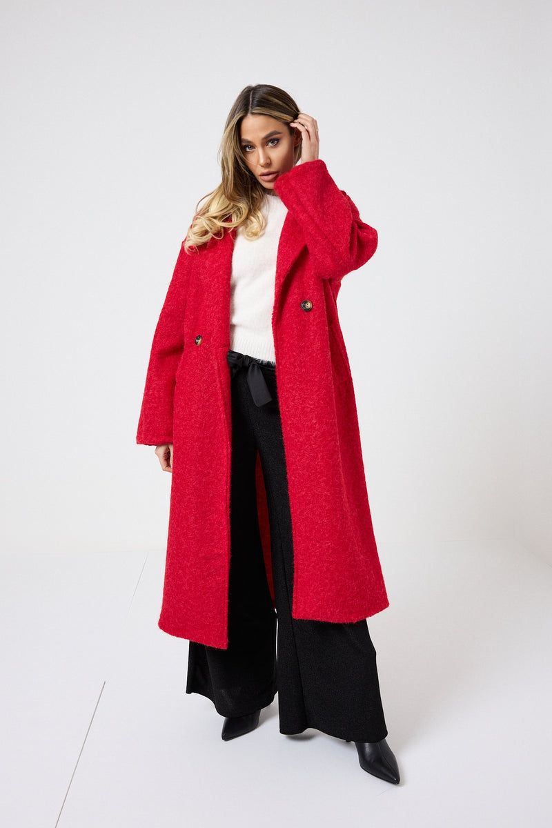 Cappotto rosso FEDERICA BI