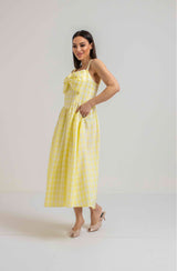 Abito FIOCCO giallo (capsule DREAM) FEDERICA BI