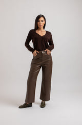 Pantalone in ecopelle FEDERICA BI