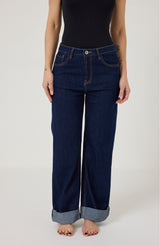 Denim blu risvolto FEDERICA BI