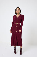 Abito con cintura FEDERICA BI ( vari colori )