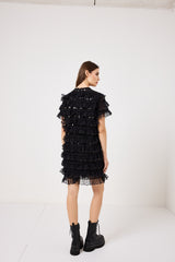 Abito in pizzo e paillettes FEDERICA BI