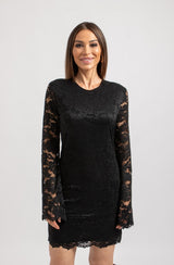 Abito FEDERICA BI in pizzo nero