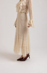 Gonna in pizzo crema FEDERICA BI