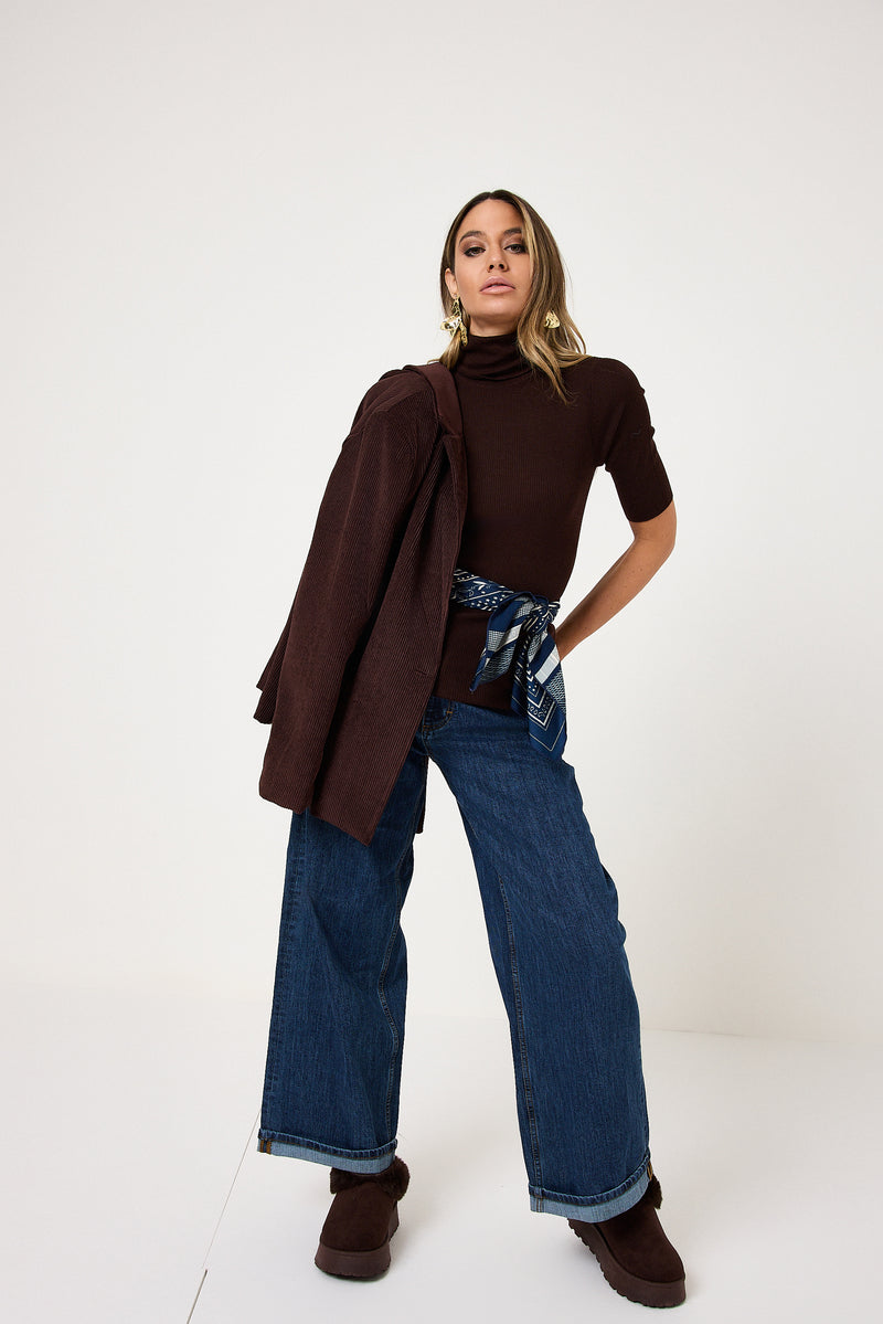 Denim blu over FEDERICA BI