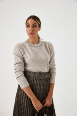 Maglia collo gioiello FEDERICA BI