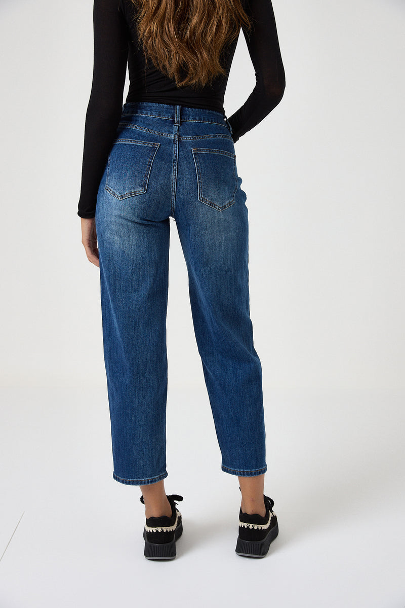 Denim blu elasticizzato charms FEDERICA BI