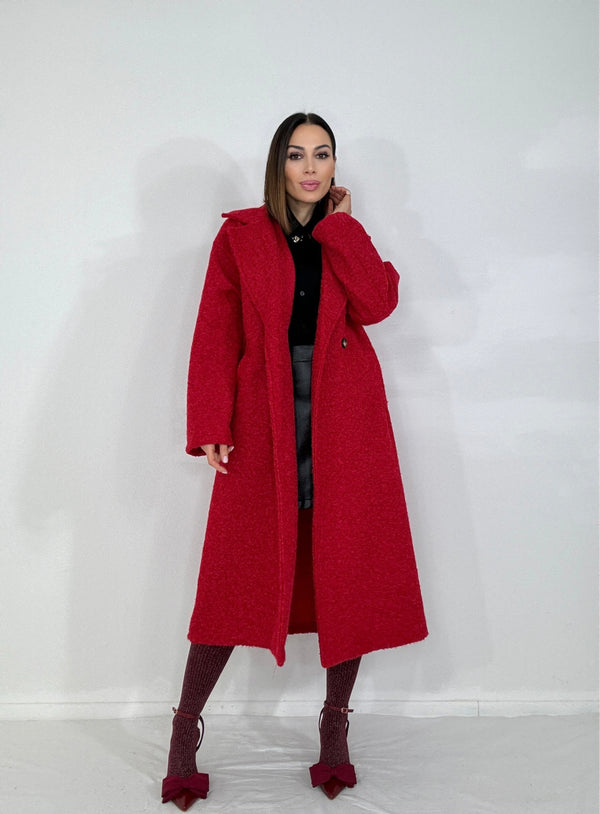 Cappotto rosso FEDERICA BI