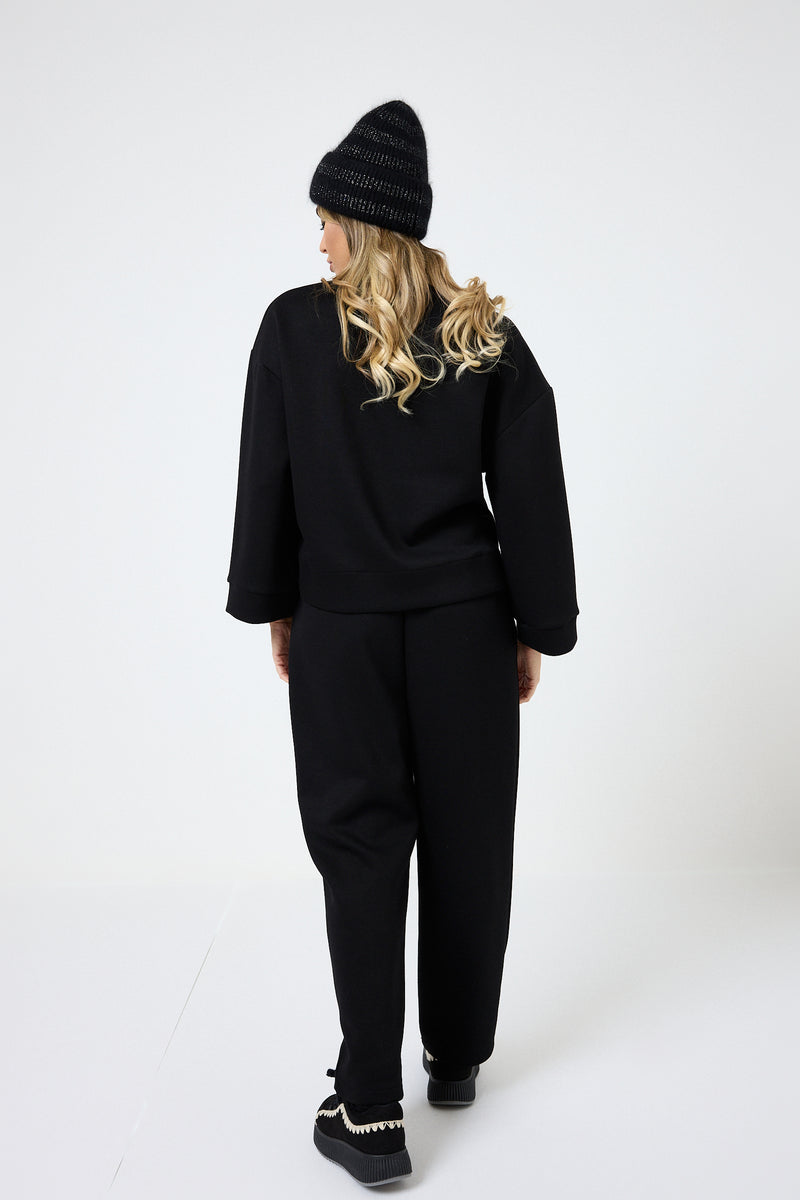 Completo tuta nera in punto Milano FEDERICA BI