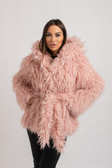 Ecopelliccia rosa FEDERICA BI