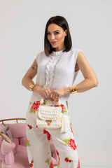 Gilet in maglia treccia FEDERICA BI (piu’ colori)