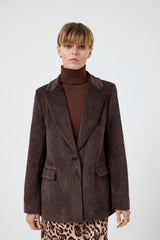 Blazer in velluto moro FEDERICA BI