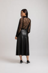 Camicia FEDERICA BI in pizzo nero