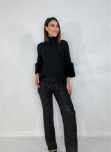 Pantalone in paillettes FEDERICA BI