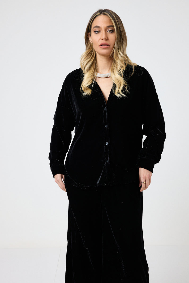 Camicia in velluto FEDERICA BI