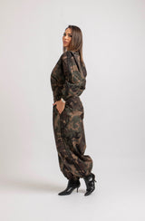 Completo in tecnico camouflage FEDERICA BI