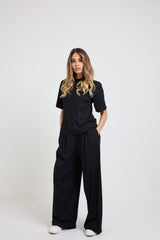 SET tuta leggera nero FEDERICA BI