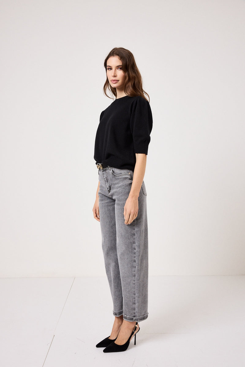 Denim grigio perla FEDERICA BI