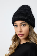 Cuffia nera lurex FEDERICA BI