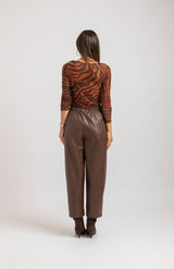 Pantalone in ecopelle glace’ FEDERICA BI