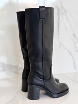Stivale nero tacco FEDERICA BI