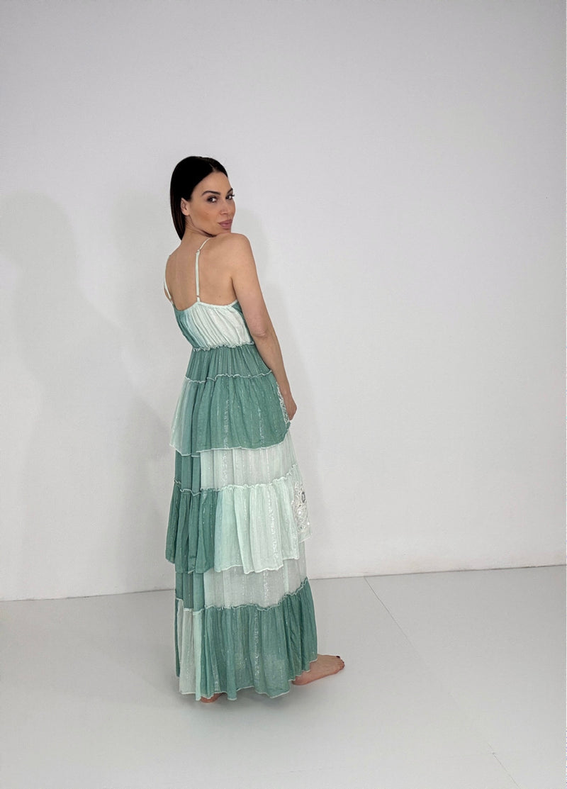 Abito in viscosa BOHO FEDERICA BI