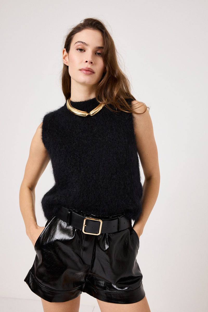 Gilet kid mohair ( vari colori ) FEDERICA BI