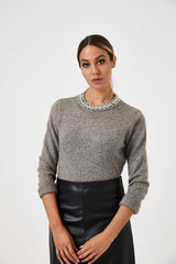 Maglia collo gioiello FEDERICA BI