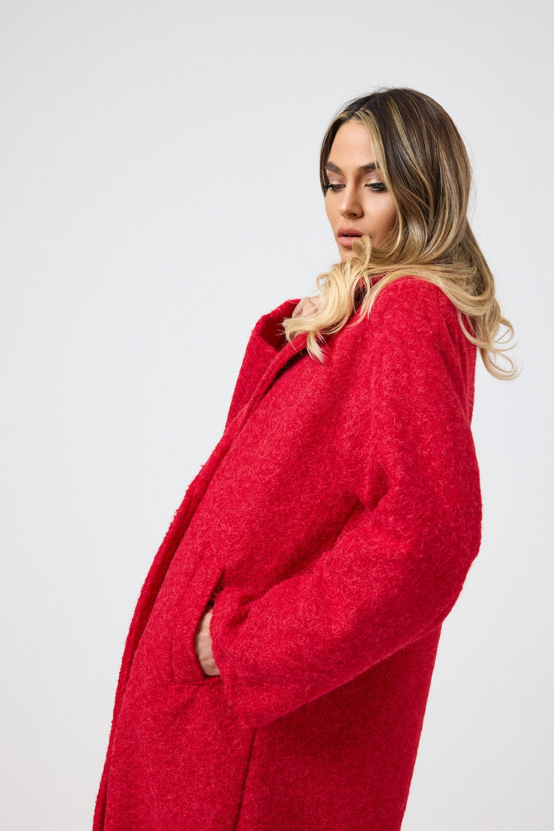 Cappotto rosso FEDERICA BI