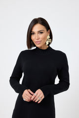 Abito nero in maglia FEDERICA BI