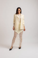 Gonna tricot e pizzo chantilly FEDERICA BI