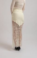Gonna tricot e pizzo chantilly FEDERICA BI