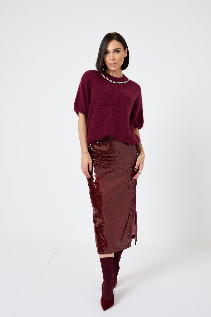 Gonna in paillettes FEDERICA BI ( più colori )