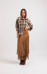Camicia tartan felpata FEDERICA BI