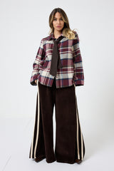 Camicia felpata con cravatta FEDERICA BI