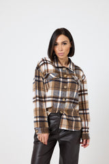 Camicia felpata tartan FEDERICA BI ( due colori )